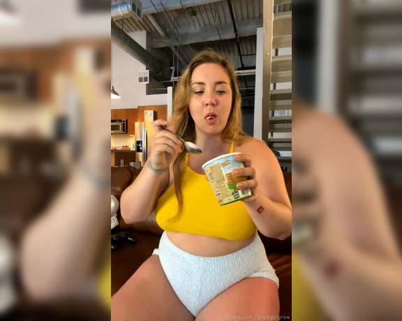 Goodgirlgrow aka Goodgirlgrow OnlyFans - Today’s stream! It’s kind of a shit show, but I weigh in and measure, eat a pint of ice cream, and