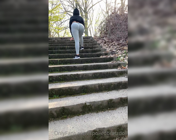 Gianna Rose aka Giannaaarose OnlyFans - My favorite leggings make a comeback in the woods 2