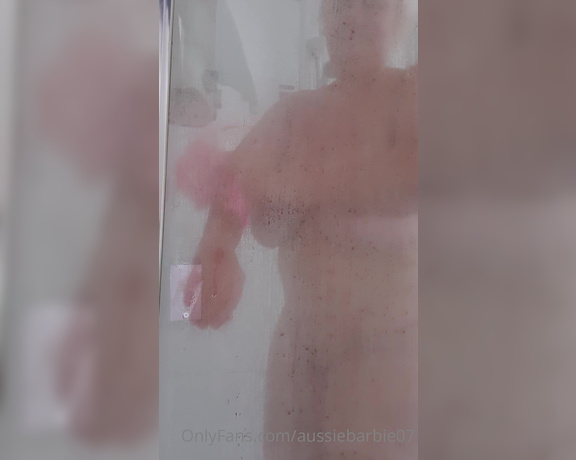 AussieBarbie07 aka Aussiebarbie07 OnlyFans - Shower time