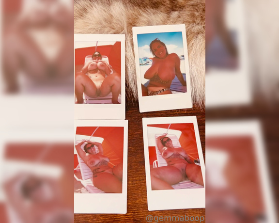 GemmaBoop aka Mshourglass OnlyFans - WALLET POLAROIDS Last Set of polaroids for purchase are NUDE ON A PUBLIC CLOTHING OPTIONAL BEACH!!!