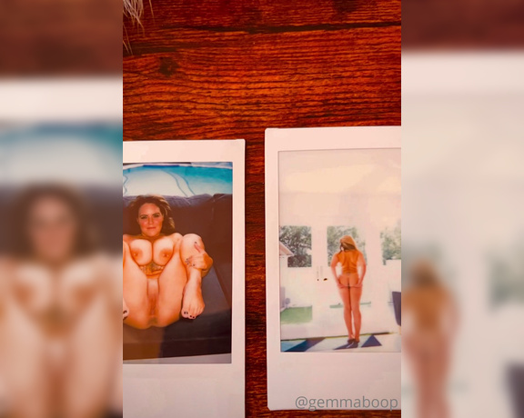 GemmaBoop aka Mshourglass OnlyFans - WALLET POLAROIDS Fourth Set of polaroids for purchase are NUDE!!! These are nude so their more expen