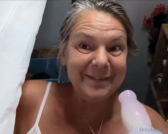 Carrie Moon aka Carriemoon OnlyFans - Auntie sneaks into nephews room to say goodnight but catches him with a hardon she is in her ski