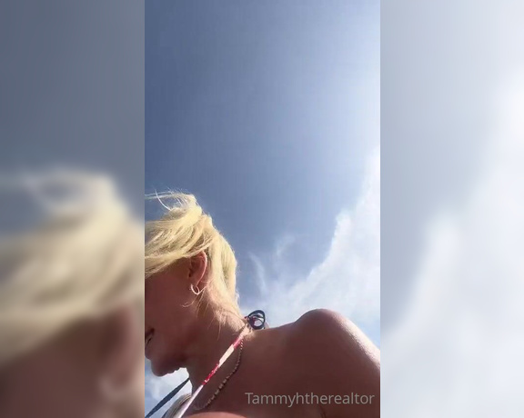 Tammyhtherealtor aka Tammylh OnlyFans - So my TikTok got in trouble today for my back the blue swimsuit on alive I guess that’s why I shou 1