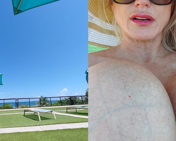 Tammyhtherealtor aka Tammylh OnlyFans - On the pool deck love the view!