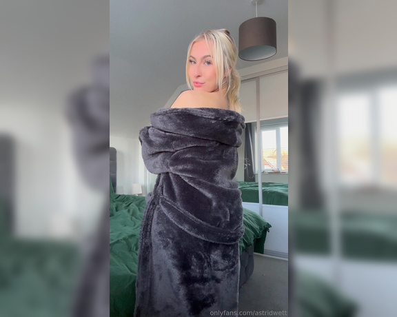 Astrid Wett aka astridwett OnlyFans - What would you do if you walked in your bedroom and I dropped my dressing down like this could ben