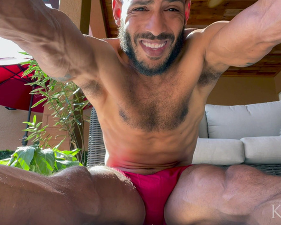 Triplexkale aka triplexkale OnlyFans - Morning Stretch, but of a different kind