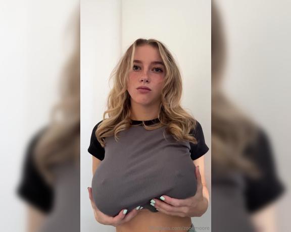 Zoe Moore aka zooemoore OnlyFans - Can you hold these for