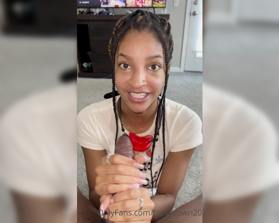 Foxybrown20 aka foxybrown20 OnlyFans - First threesome story time ft @foxybrown20roommate