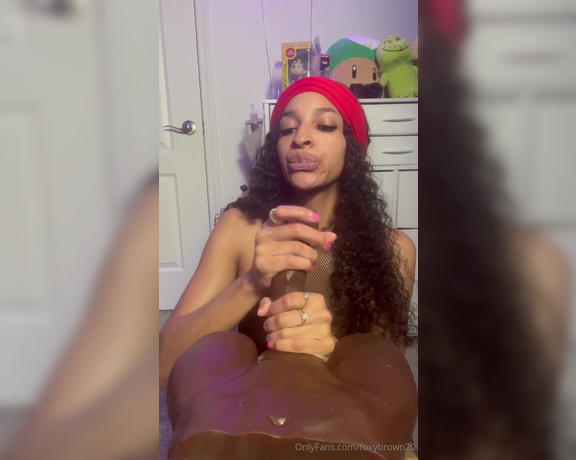 Foxybrown20 aka foxybrown20 OnlyFans - New video aggressive dirty talking hard spitting  CUM FOR ME! Tip $5 for full video