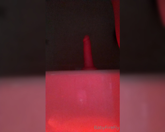 BabyFireFly aka firefireflyxxx1 OnlyFans - Anyone like a red light show 2