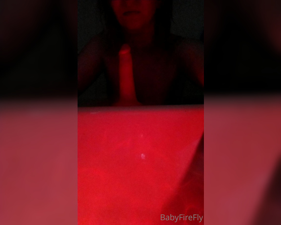 BabyFireFly aka firefireflyxxx1 OnlyFans - Anyone like a red light show 4