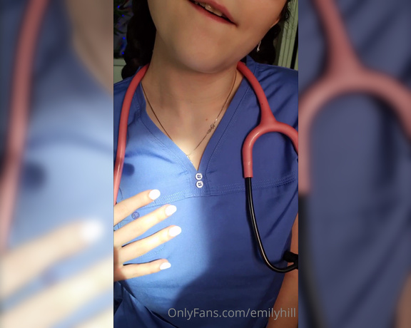 Emily Hill aka emilyhill OnlyFans - Sexy 10 min Fuck machine video in my scrubs  buttplug surprise ) Remember to like and comment