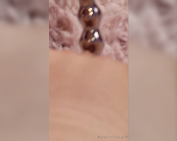 Emily Hill aka emilyhill OnlyFans - 8 mins full closeup vid with metal toy