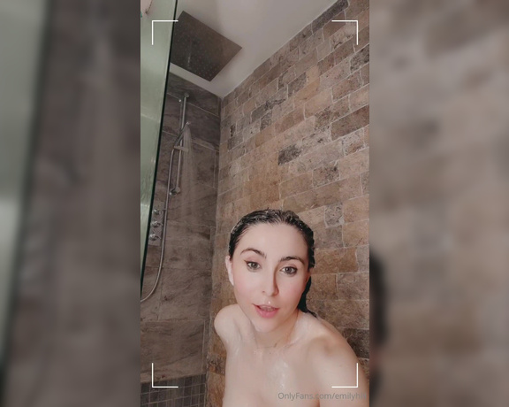 Emily Hill aka emilyhill OnlyFans - So this is more of a vlog style shower with me P S there is some super hot cumming at the end
