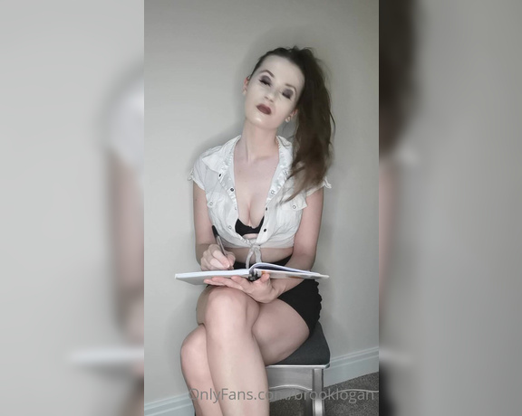Brook Logan aka brooklogan OnlyFans - Your Hot Boss Allows You To CUM All Over Her Tits Lets have some fun in the office