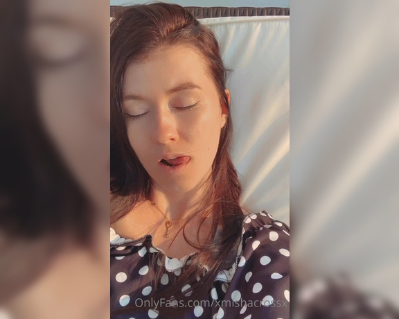 Misha Cross aka xmishacrossx OnlyFans - Sunset Smut ) hope everyone is having a great friday evening)) my summer bed is up and im planning