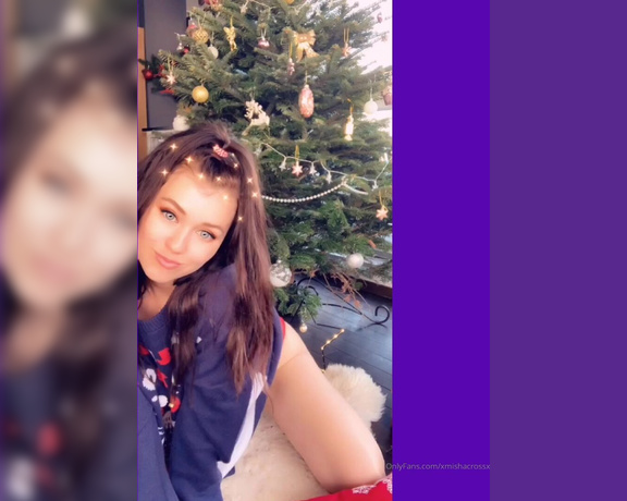 Misha Cross aka xmishacrossx OnlyFans - Christmas video no 2! and its anal! watch me play with my booty next to the Christmas tree if youd