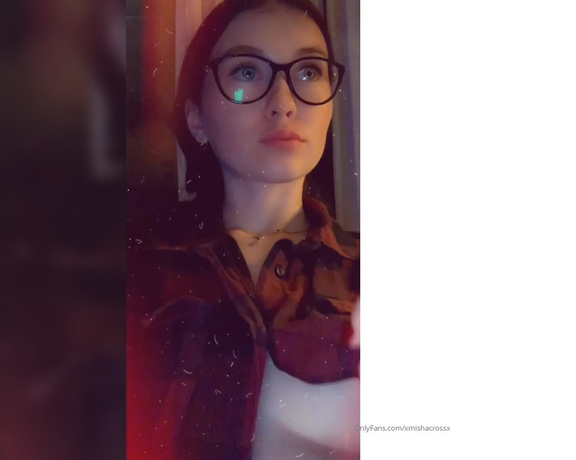 Misha Cross aka xmishacrossx OnlyFans - Sneaky boobies while watching netflix Hope youre having a lovely chilling evening Thank you for