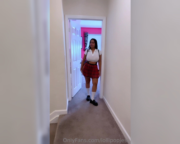 Lollipop Jess aka lollipopjess OnlyFans - I came home from school to the air conditioning worker still at my house while my parents weren’t