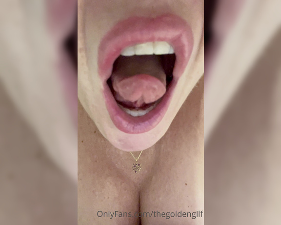 TheGoldenGilf aka thegoldengilf OnlyFans - Thought you might to see my swollen lips and hear what I’d like to do with them