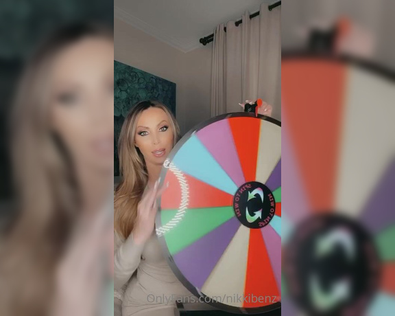 Nikkibenz - SPIN THE WHEEL I will be spinning the wheel and sending out the NE 5o (14.10.2020)