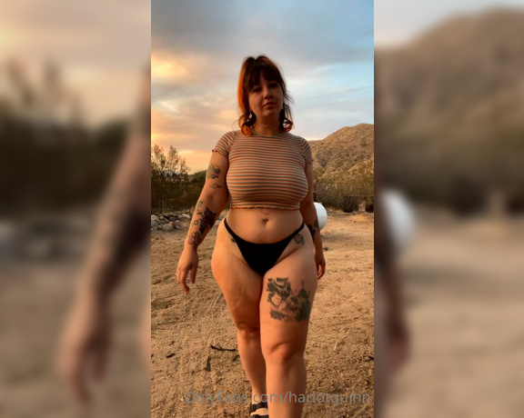 Harlot Quinn aka harlotquinn OnlyFans - I’m gonna post another video of me taking a walk in the desert here’s a lil teaser