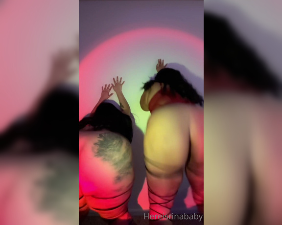 Hereisrinababy aka hereisrinababy OnlyFans - What would you do with our bare naked asses Two pretty sluts ready to take every load of cum all ove