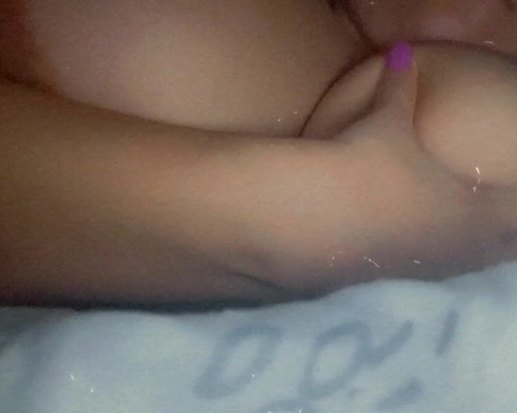 Hereisrinababy aka hereisrinababy OnlyFans - How I woke up this morning! Titties all out  my nipples get so hard in the morning I want to 3