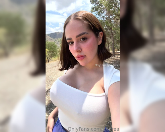 Andrea aka andrea OnlyFans - I need a hiking partner Everyone I know gets bored after 10 minutes and wants to go home I me 1