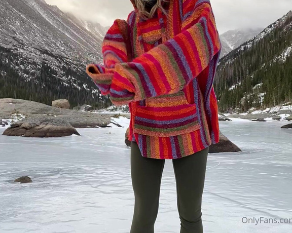Steph in Space aka stephinspace OnlyFans - Rocky Mountain Escapades continued By far the coldest and possibly the most beautiful spot I’v