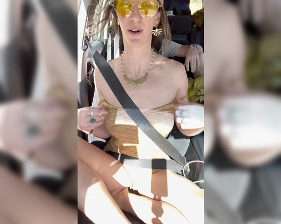 Steph in Space aka stephinspace OnlyFans - Nakey Roadtrippp Part 2 video edition IMO long car rides are always better spent naked with the