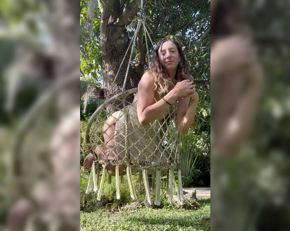 Steph in Space aka stephinspace OnlyFans - Swing the day away with miii under this massive beautiful mango tree I am wearing absolutely nothi