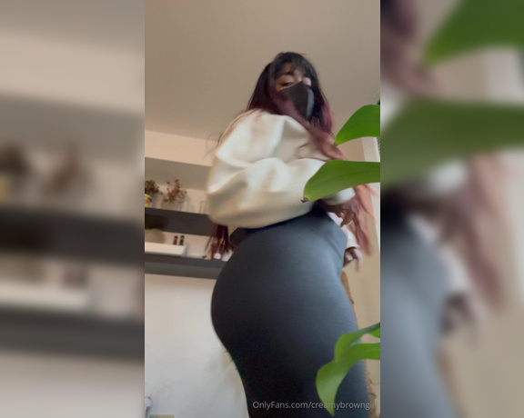 CreamyBrownGirl aka creamybrowngirl OnlyFans - The leafs touching my ass Also extras of the clip getting send to your dms unlock at your