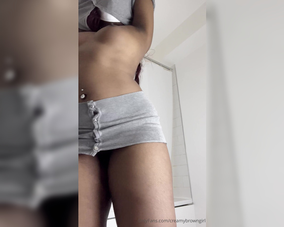 CreamyBrownGirl aka creamybrowngirl OnlyFans - The full long tease clip