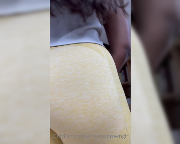 CreamyBrownGirl aka creamybrowngirl OnlyFans - Wanted to post this awhile back but my Wi Fi upload speed was shocking, But here’s a lil bit of