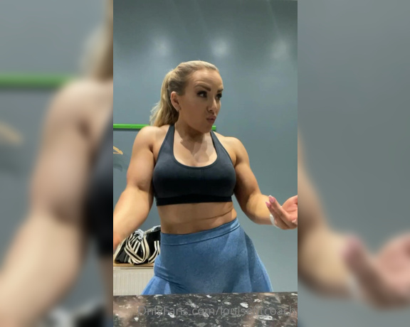 LouiseFitcoach aka louisefitcoach OnlyFans - Had a request for a vid in gym clothes lol… so here’s Part 1 of the VIP treatment from the gym chang