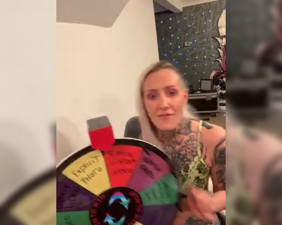 Angel_long - #SpinTheWheel live wasn’t working with sound so I recorded the show r (28.02.2020)