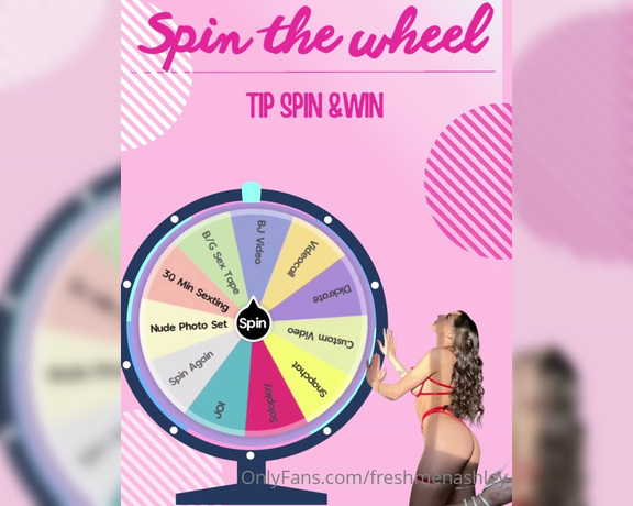 Freshmenashley - Babe, every roll or spin will be a sure win, choose your game and ill do it for you the hottest wa wQ (26.04.2023)