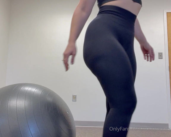 Gianna J aka giannajofficial OnlyFans - I hope that from now on you think of me every time you see one of these exercise balls