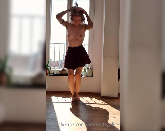 Adorable_alice aka adorable_alice OnlyFans - I like how my dancing style is pretty clumsy yet nice to watch, and definitely to dancebr Peopl