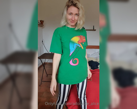 Adorable_alice aka adorable_alice OnlyFans - And I made a strip tease video to be sure you wouldnt miss anything of my sexiness