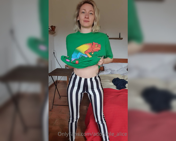 Adorable_alice aka adorable_alice OnlyFans - And I made a strip tease video to be sure you wouldnt miss anything of my sexiness