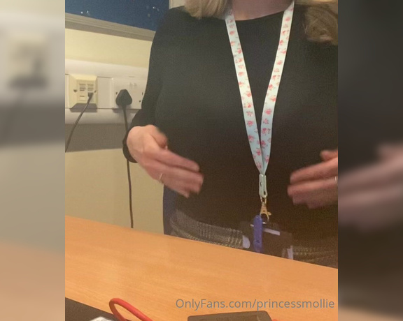 Princess Mollie aka princessmollie OnlyFans - Almost caught Didn’t have time to put them back into my bra