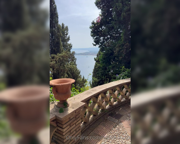 ItalianCrush aka italiancrush OnlyFans - This hidden garden in Taormina, Sicily is gorgeous I was feeling sexy and a little frisky