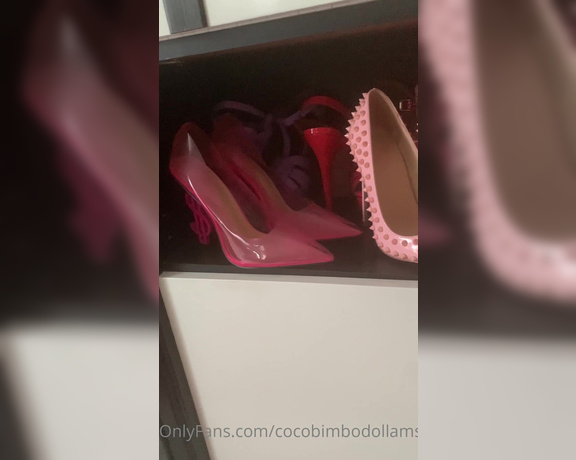 Coco Bimbodoll Amsterdam aka cocobimbodollamsterdam OnlyFans - After request a video of a small part from my heels collection