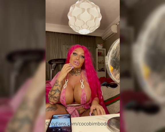 Coco Bimbodoll Amsterdam aka cocobimbodollamsterdam OnlyFans - Pink new lingerie new lips new nails a lot of injections lately full of plastic Quenn