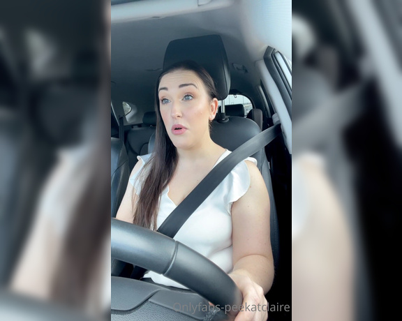 PeekatClaire aka peekatclaire OnlyFans - Here’s a Car Chat I dunno why I like picking the worst pic for the thumbnail