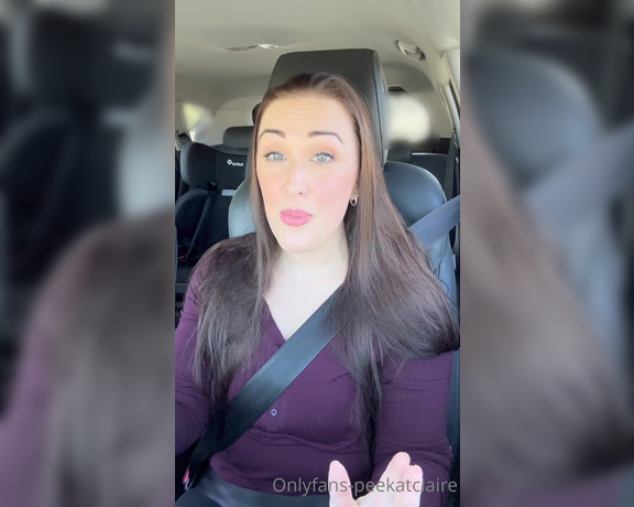 PeekatClaire aka peekatclaire OnlyFans - Car Chat Speed update that’s super vague about new tattoo, girls trip and fun new content