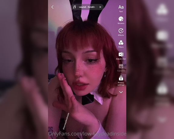 Lowkeydeadinside aka low-keydeadinside OnlyFans Video 7334