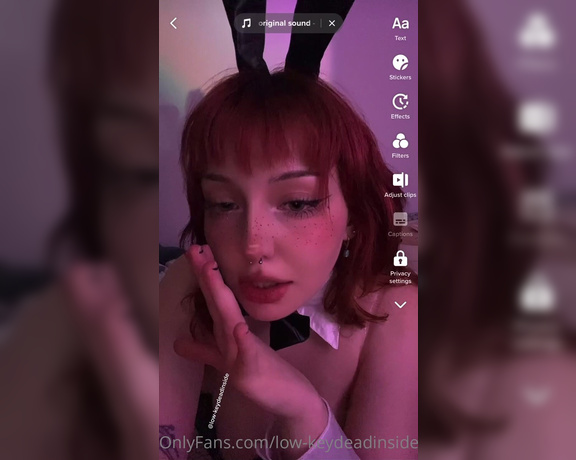 Lowkeydeadinside aka low-keydeadinside OnlyFans Video 7334